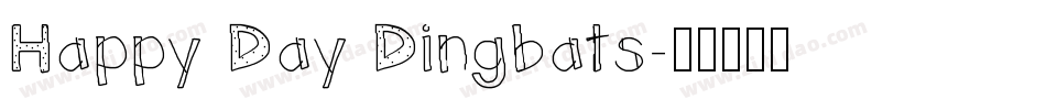 Happy Day Dingbats字体转换